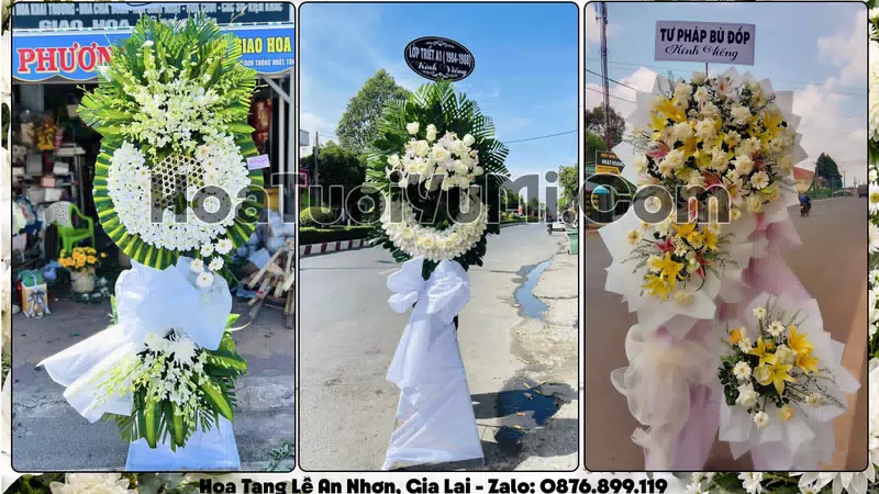 Đặt Vòng Hoa Đám Tang Tại Phường An Nhơn, Tỉnh Gia Lai