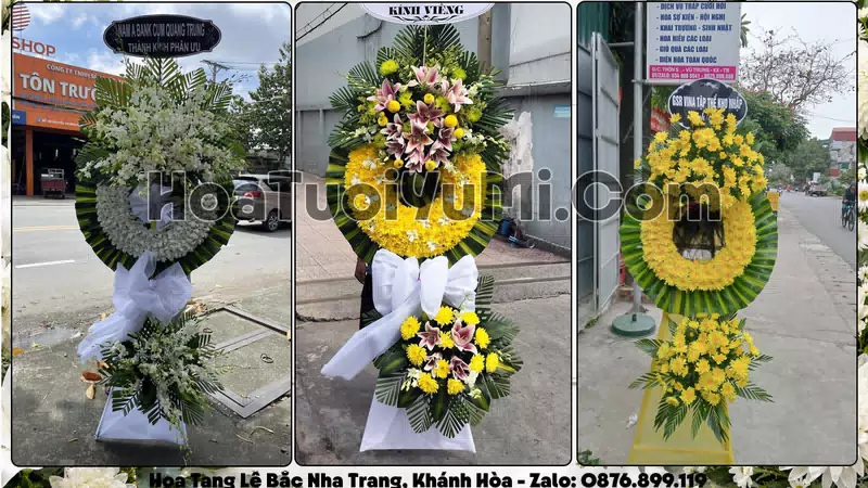 Đặt Vòng Hoa Đám Tang Tại Phường Bắc Nha Trang, Tỉnh Khánh Hòa