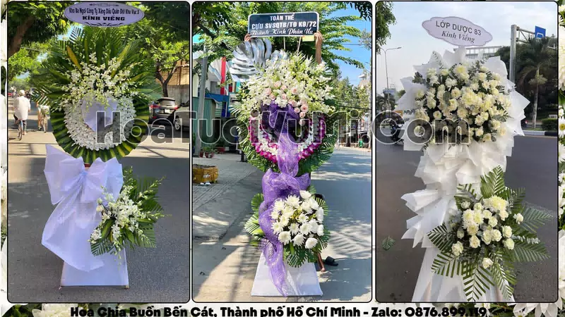 Đặt Vòng Hoa Đám Tang Tại Phường Bến Cát, Thành phố Hồ Chí Minh