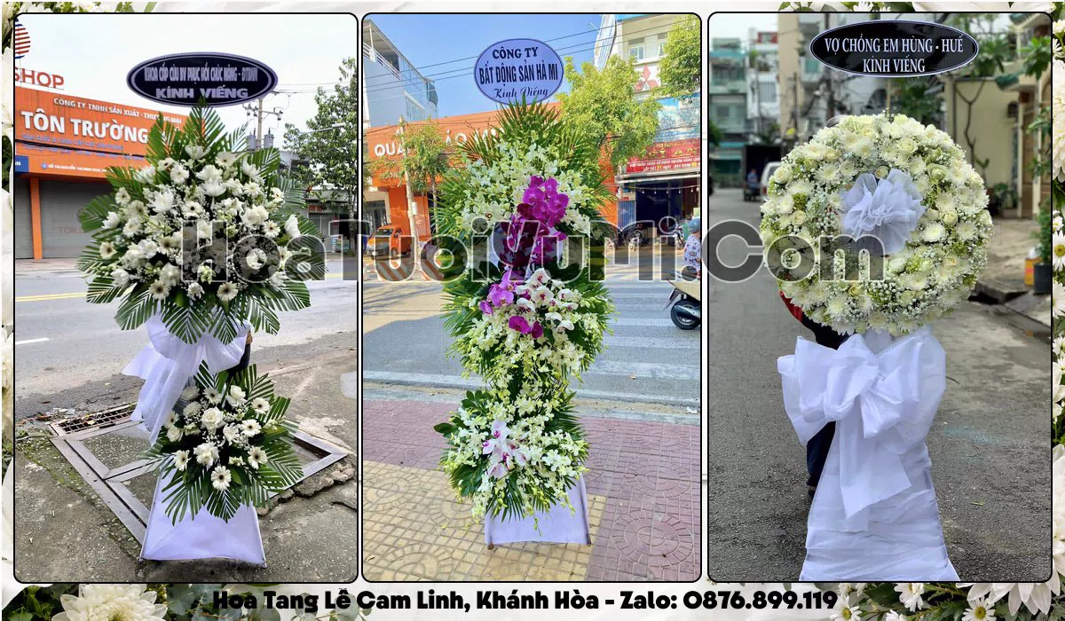 Đặt Vòng Hoa Đám Tang Tại Phường Cam Linh, Tỉnh Khánh Hòa