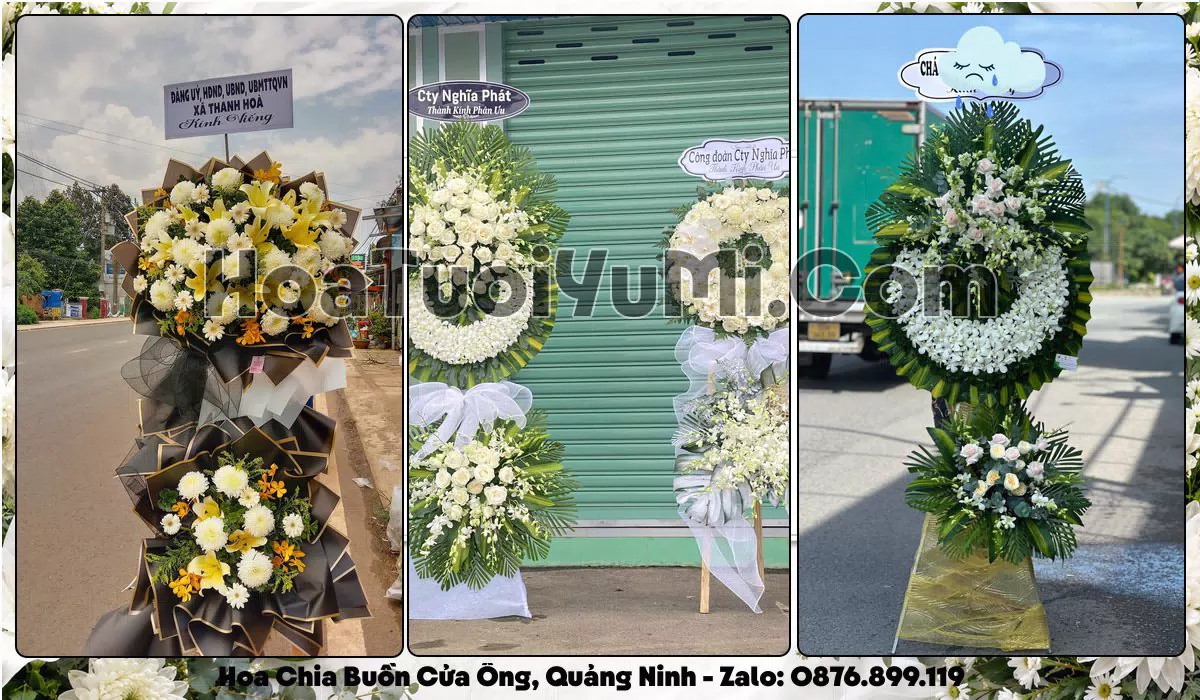 Đặt Vòng Hoa Đám Tang Tại Phường Cửa Ông, Tỉnh Quảng Ninh