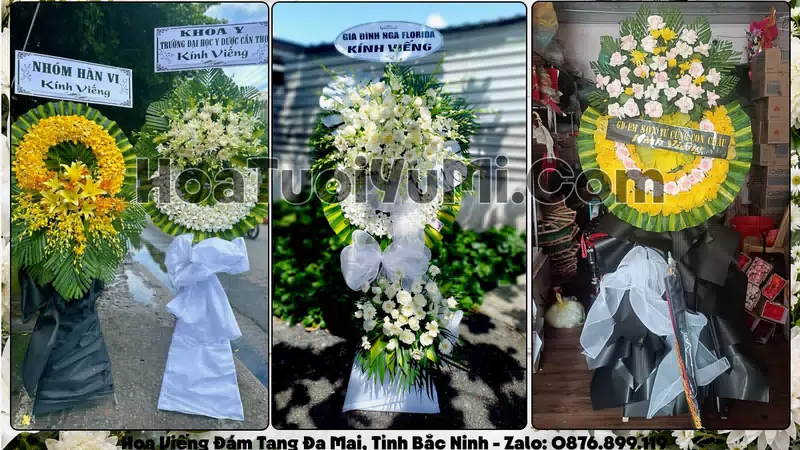 Đặt Vòng Hoa Đám Tang Tại Phường Đa Mai, Tỉnh Bắc Ninh