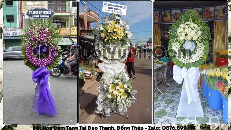 Đặt Vòng Hoa Đám Tang Tại Phường Đạo Thạnh, Tỉnh Đồng Tháp