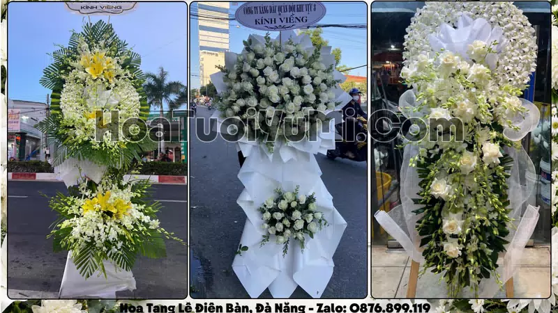 Đặt Vòng Hoa Đám Tang Tại Phường Điện Bàn, Đà Nẵng