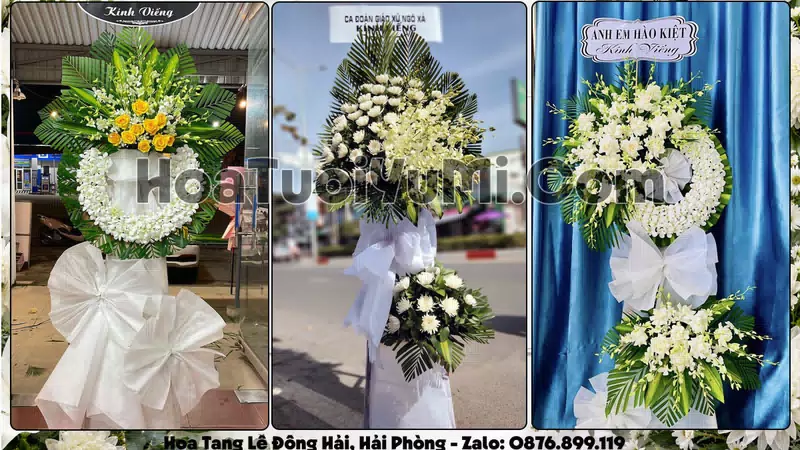 Đặt Vòng Hoa Đám Tang Tại Phường Đông Hải, Thành phố Hải Phòng