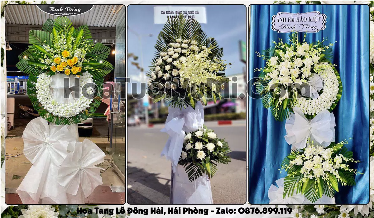 Đặt Vòng Hoa Đám Tang Tại Phường Đông Hải, Thành phố Hải Phòng