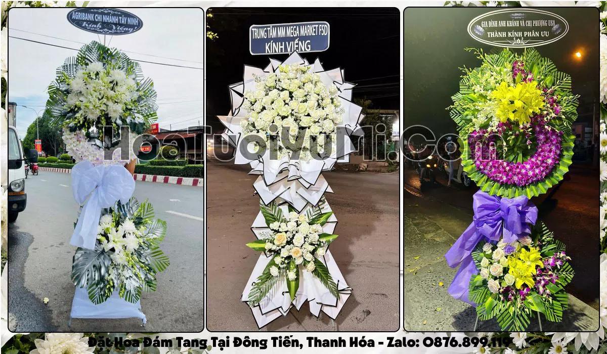 Đặt Vòng Hoa Đám Tang Tại Phường Đông Tiến, Tỉnh Thanh Hóa