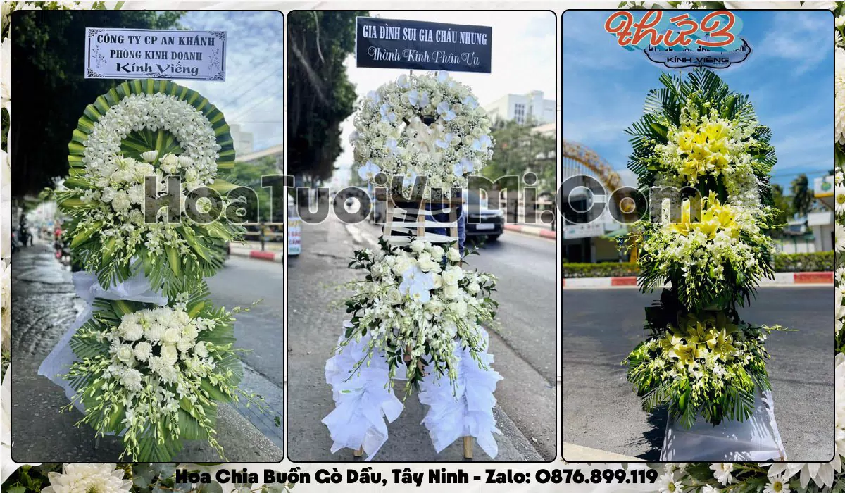 Kệ hoa tang lễ giao tận nơi tại Phường Gò Dầu