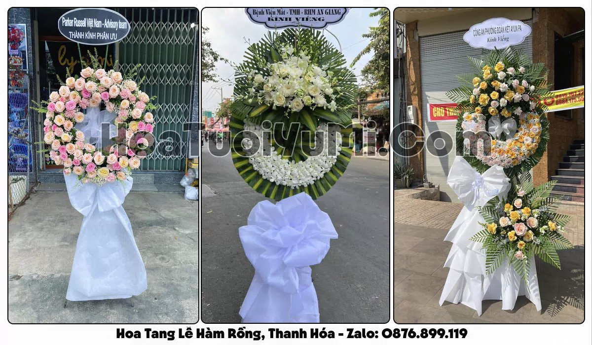 Đặt Vòng Hoa Đám Tang Tại Phường Hàm Rồng, Tỉnh Thanh Hóa