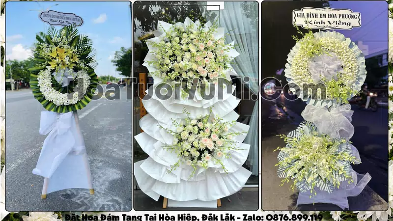 Đặt Vòng Hoa Đám Tang Tại Phường Hòa Hiệp, Tỉnh Đắk Lắk