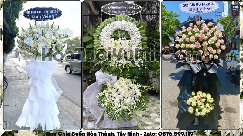 Đặt Vòng Hoa Đám Tang Tại Phường Hòa Thành, Tỉnh Tây Ninh