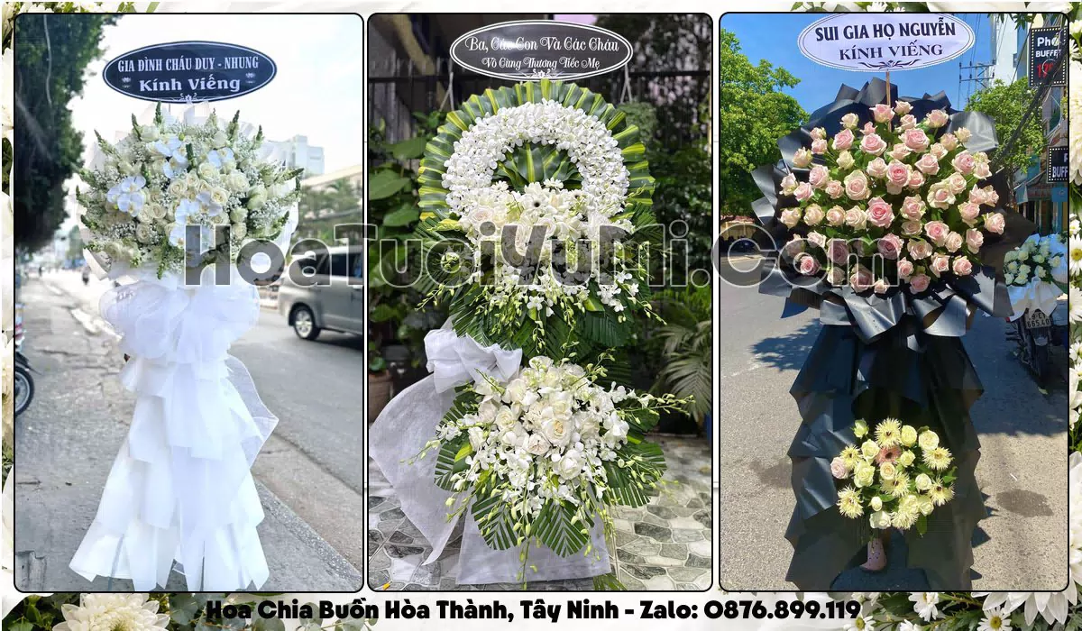 Đặt Vòng Hoa Đám Tang Tại Phường Hòa Thành, Tỉnh Tây Ninh