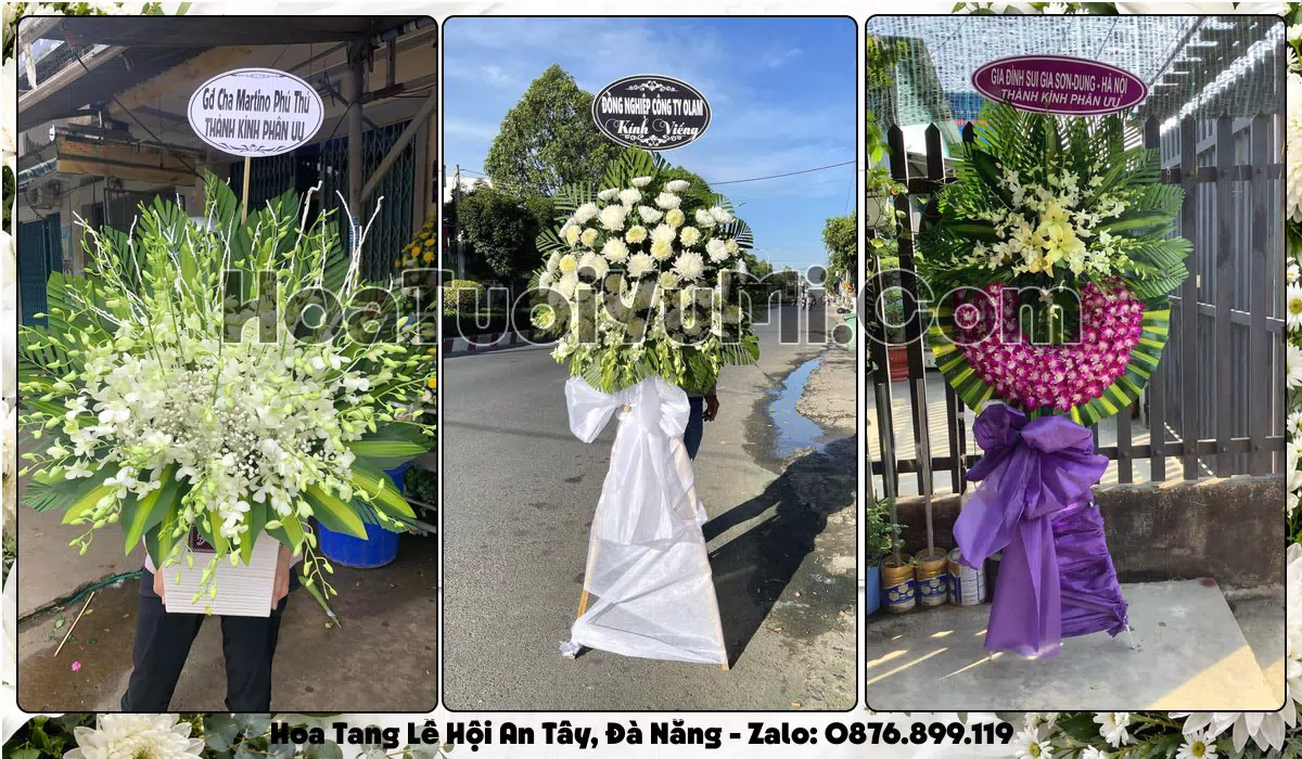 Đặt Vòng Hoa Đám Tang Tại Phường Hội An Tây, Đà Nẵng