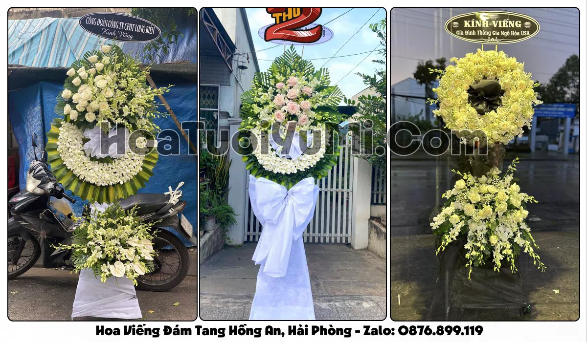 kệ hoa tang lễ giao tại Phường Hồng An Hải Phòng