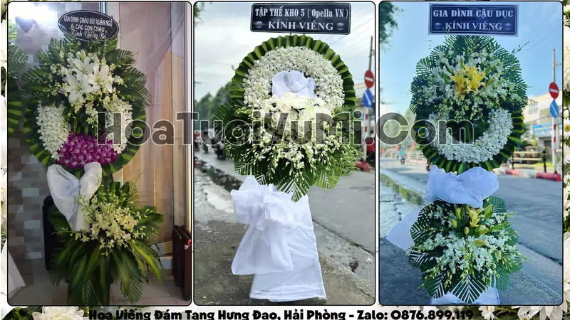 Đặt Vòng Hoa Đám Tang Tại Phường Hưng Đạo, Thành phố Hải Phòng