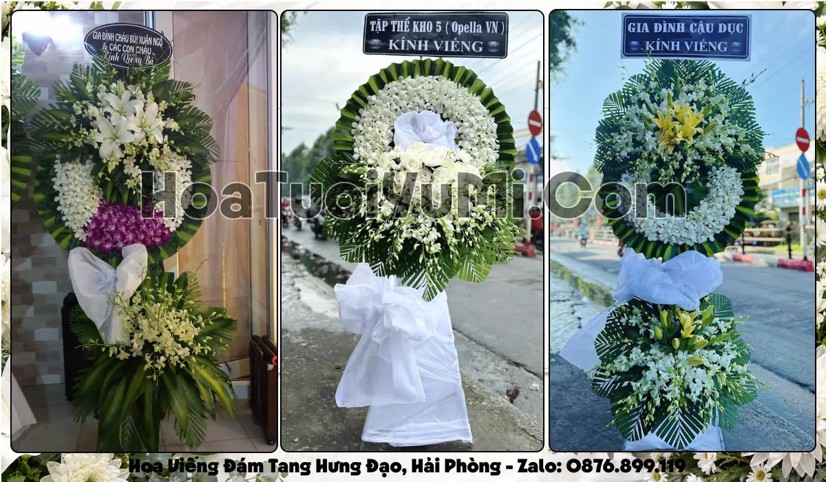 Đặt Vòng Hoa Đám Tang Tại Phường Hưng Đạo, Thành phố Hải Phòng