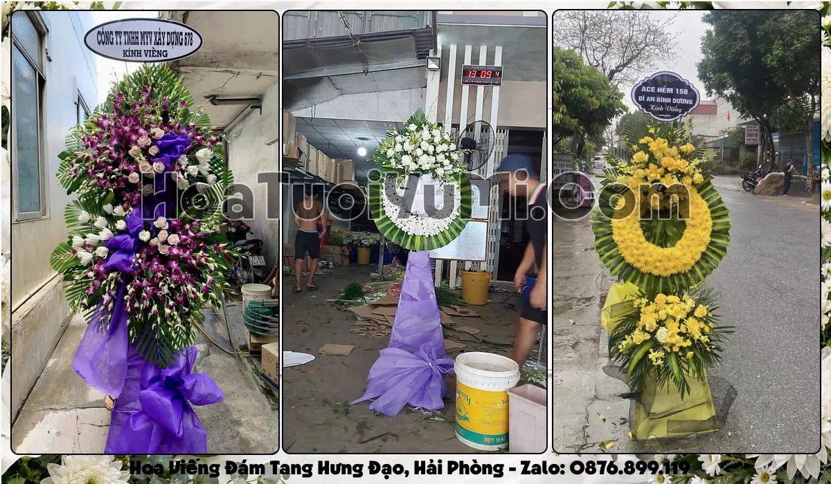 Kệ hoa tang lễ giao tại Phường Hưng Đạo, Thành phố Hải Phòng
