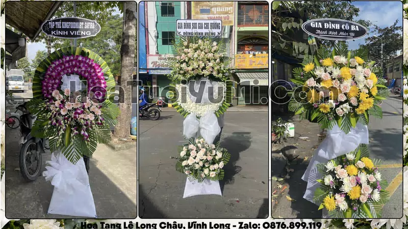 Đặt Vòng Hoa Đám Tang Tại Phường Long Châu, Tỉnh Vĩnh Long