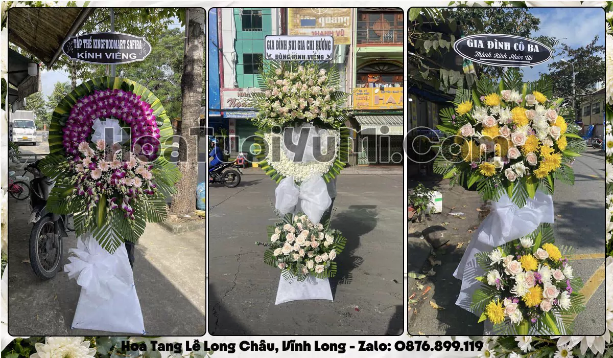Đặt Vòng Hoa Đám Tang Tại Phường Long Châu, Tỉnh Vĩnh Long