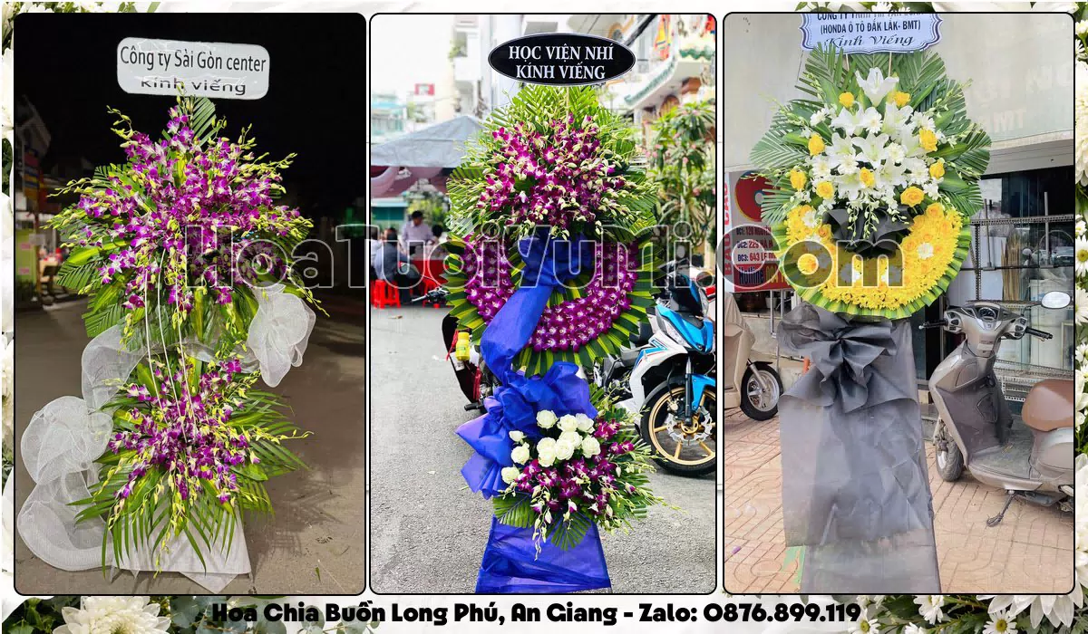 Đặt Vòng Hoa Đám Tang Tại Phường Long Phú, Tỉnh An Giang