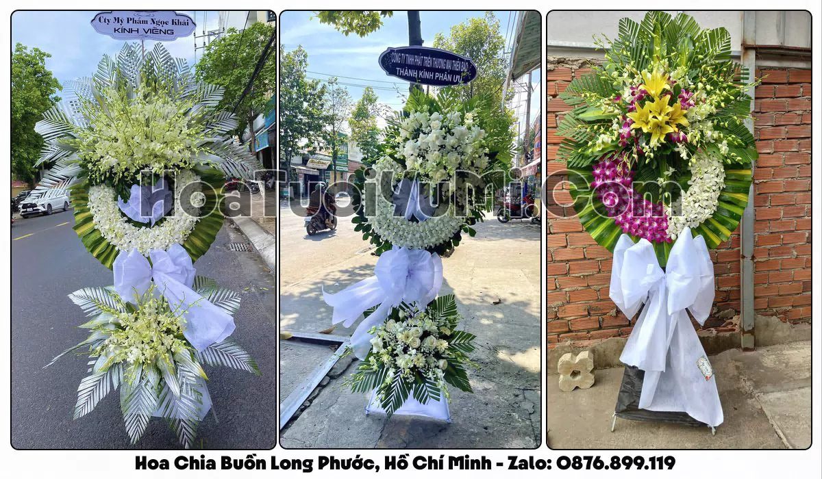 Kệ hoa tang lễ giao tận nơi tại Phường Long Phước