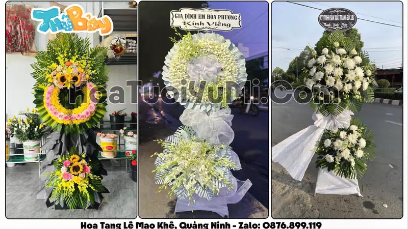 Đặt Vòng Hoa Đám Tang Tại Phường Mạo Khê, Quảng Ninh