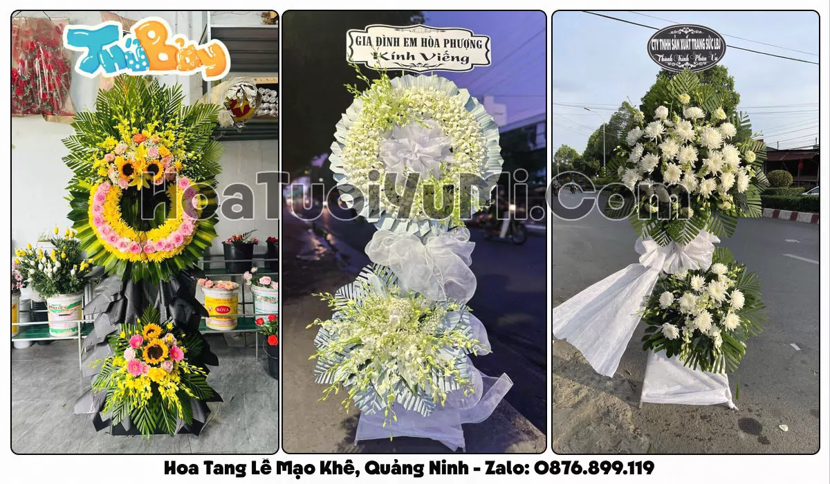 Đặt Vòng Hoa Đám Tang Tại Phường Mạo Khê, Quảng Ninh