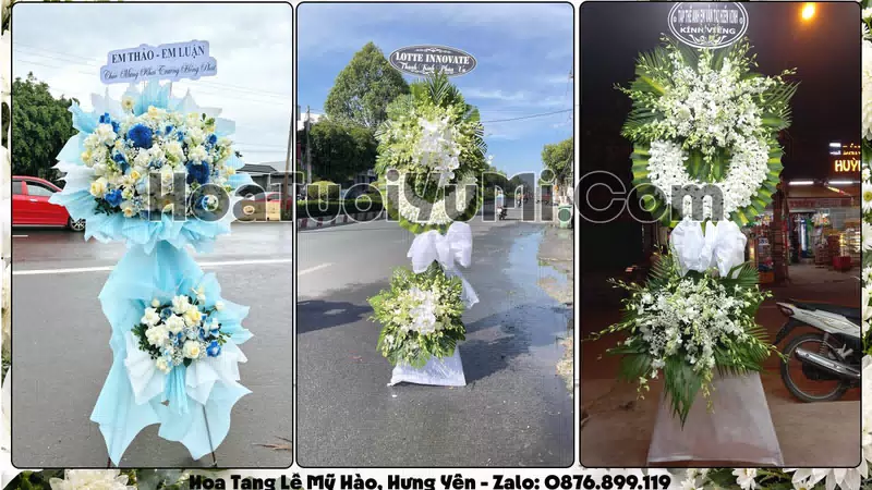 Đặt Vòng Hoa Đám Tang Tại Phường Mỹ Hào, Tỉnh Hưng Yên
