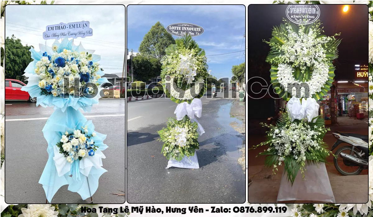 Đặt Vòng Hoa Đám Tang Tại Phường Mỹ Hào, Tỉnh Hưng Yên