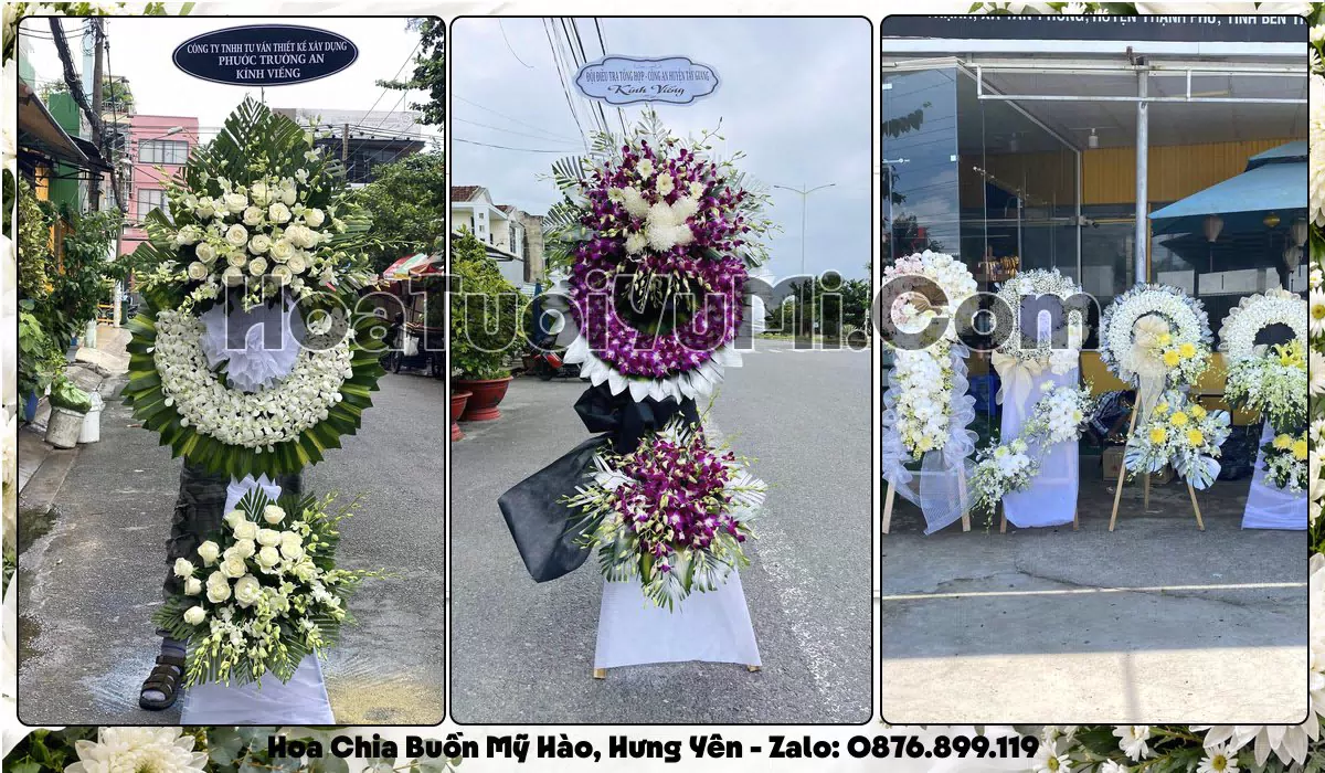 hoa tang lễ Phường Mỹ Hào, Hưng Yên