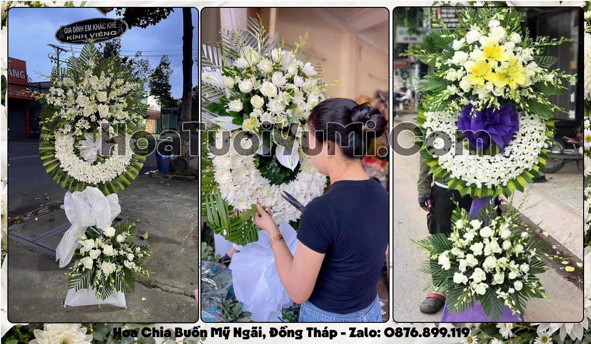 Đặt Vòng Hoa Đám Tang Tại Phường Mỹ Ngãi, Tỉnh Đồng Tháp