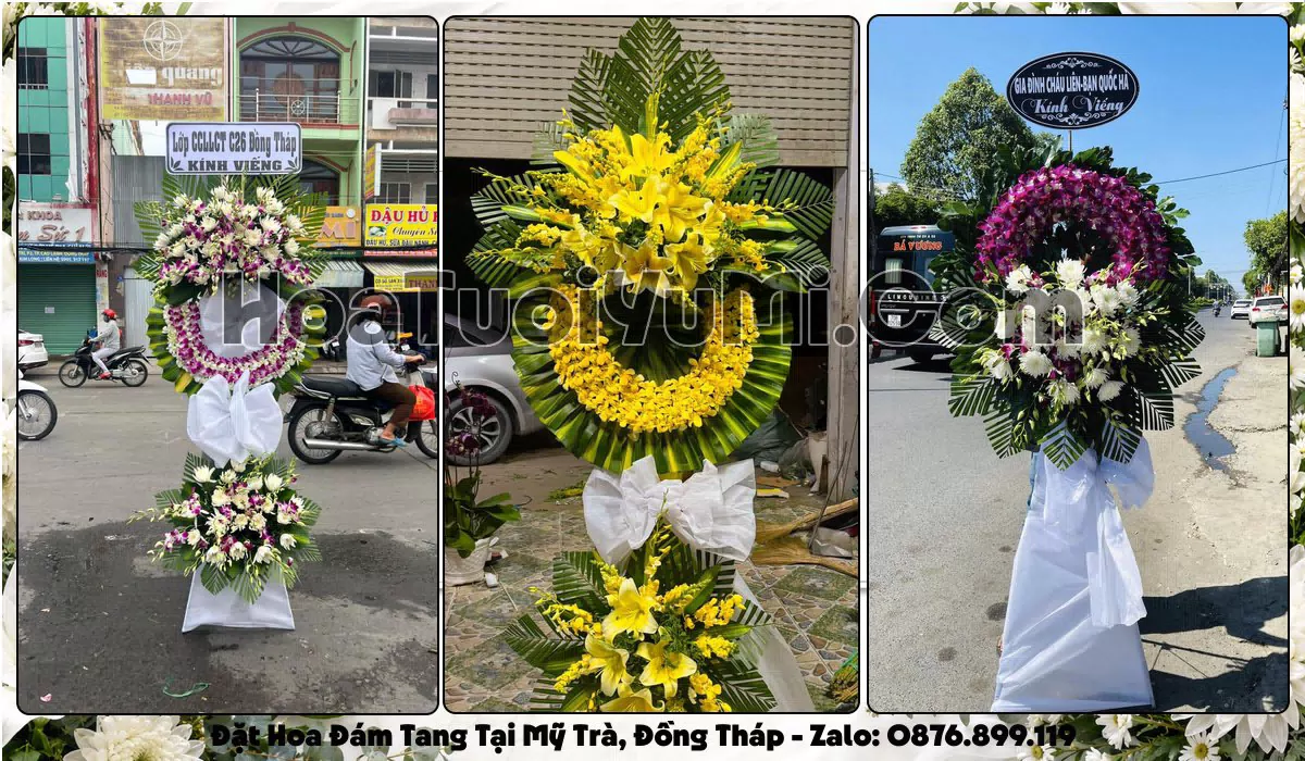 Đặt Vòng Hoa Đám Tang Tại Phường Mỹ Trà, Tỉnh Đồng Tháp