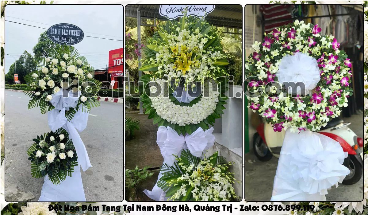 vòng hoa viếng đám tang tại Phường Nam Đông Hà, Tỉnh Quảng Trị