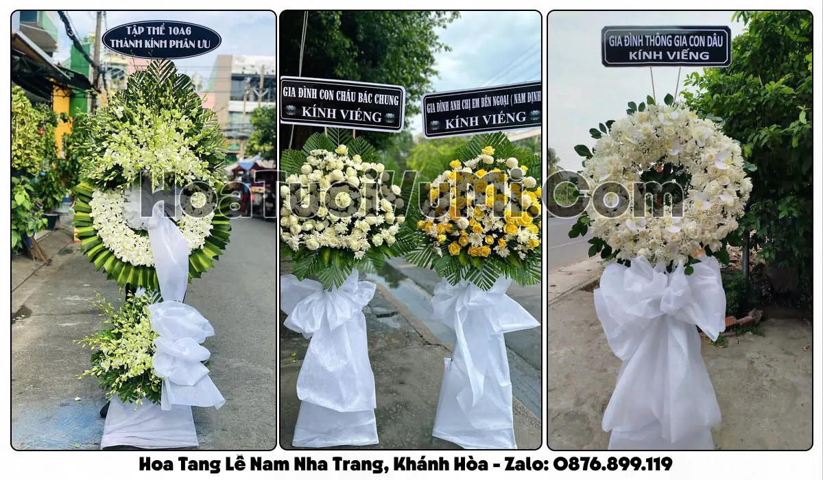 Kệ hoa tang lễ giao tận nơi tại Phường Nam Nha Trang, Khánh Hòa