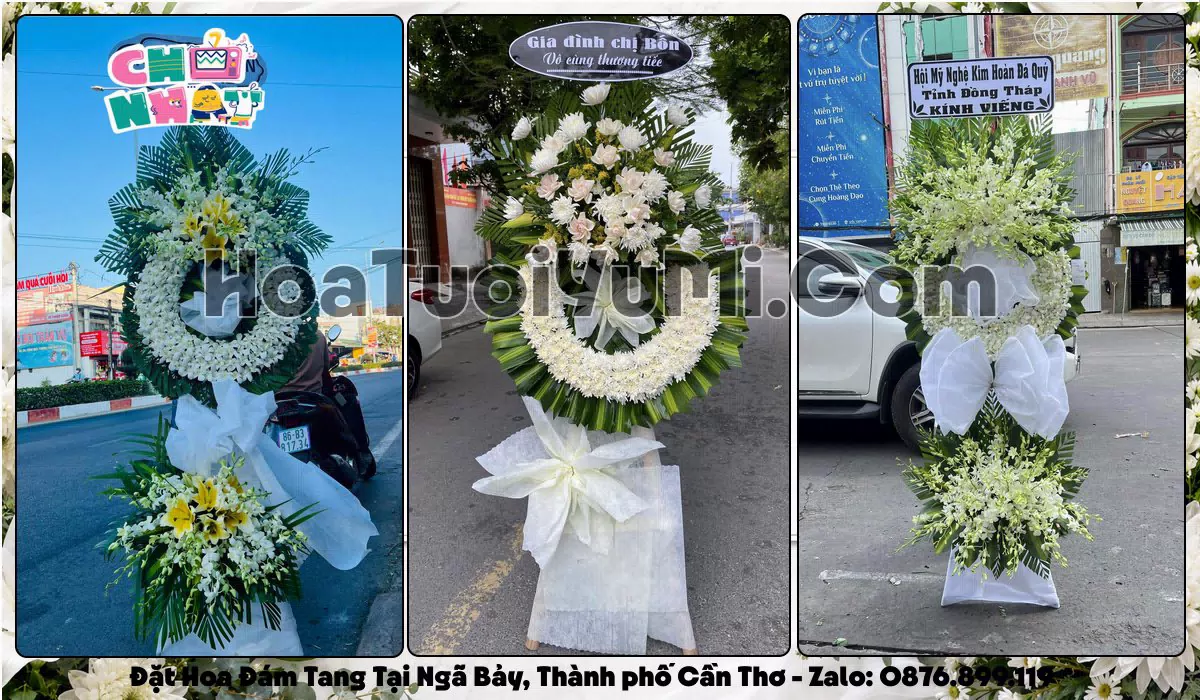 Đặt Vòng Hoa Đám Tang Tại Phường Ngã Bảy, Thành phố Cần Thơ