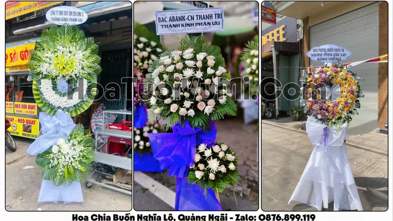 Đặt Vòng Hoa Đám Tang Tại Phường Nghĩa Lộ, Tỉnh Quảng Ngãi