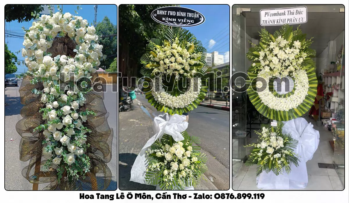 Đặt Vòng Hoa Đám Tang Tại Phường Ô Môn, Thành phố Cần Thơ