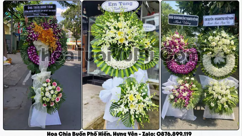 Đặt Vòng Hoa Đám Tang Tại Phường Phố Hiến, Tỉnh Hưng Yên