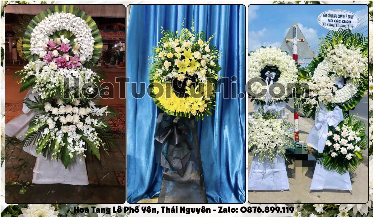 Đặt Vòng Hoa Đám Tang Tại Phường Phổ Yên, Thái Nguyên