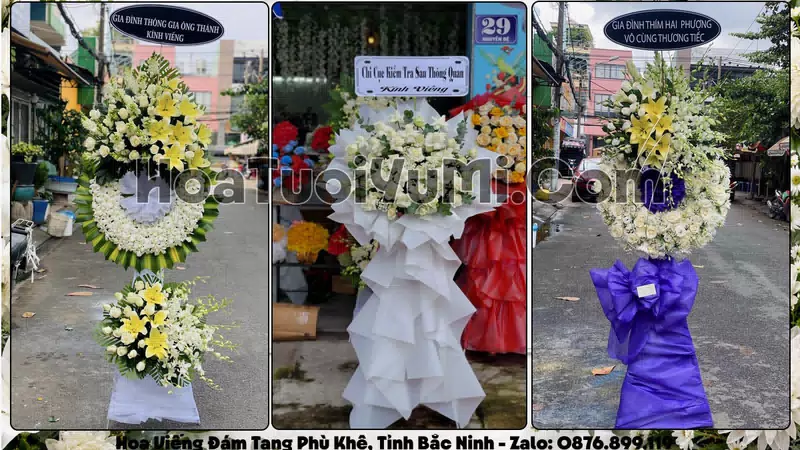 Đặt Vòng Hoa Đám Tang Tại Phường Phù Khê, Tỉnh Bắc Ninh