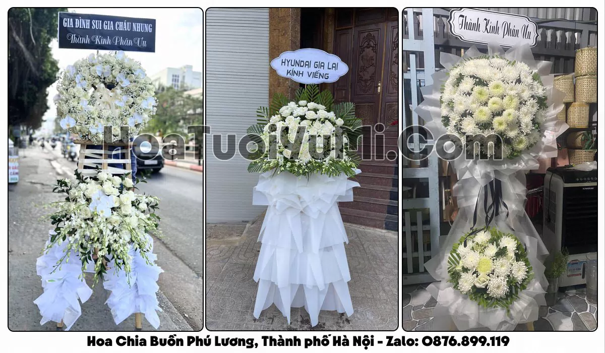 kệ hoa tang lễ giao kịp giờ viếng tại Phường Phú Lương