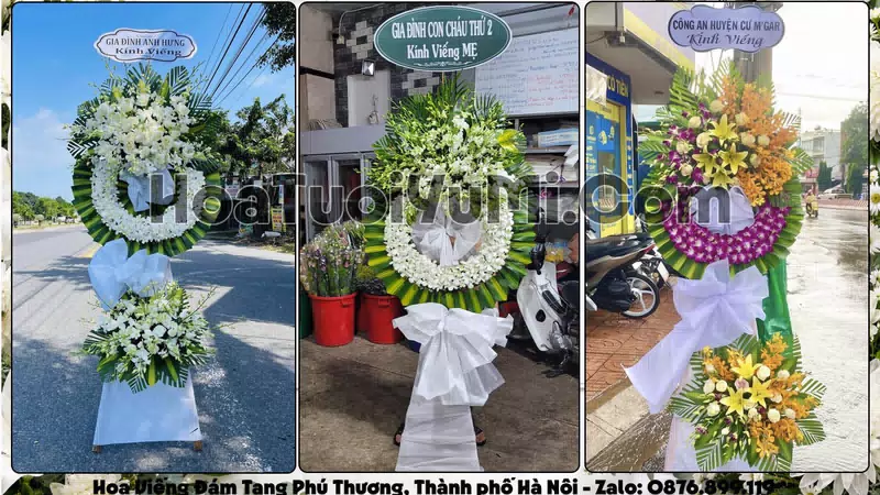 Đặt Vòng Hoa Đám Tang Tại Phường Phú Thượng, Thành phố Hà Nội