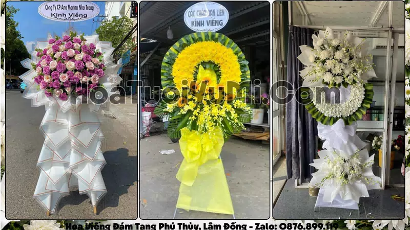 Đặt Vòng Hoa Đám Tang Tại Phường Phú Thủy, Tỉnh Lâm Đồng