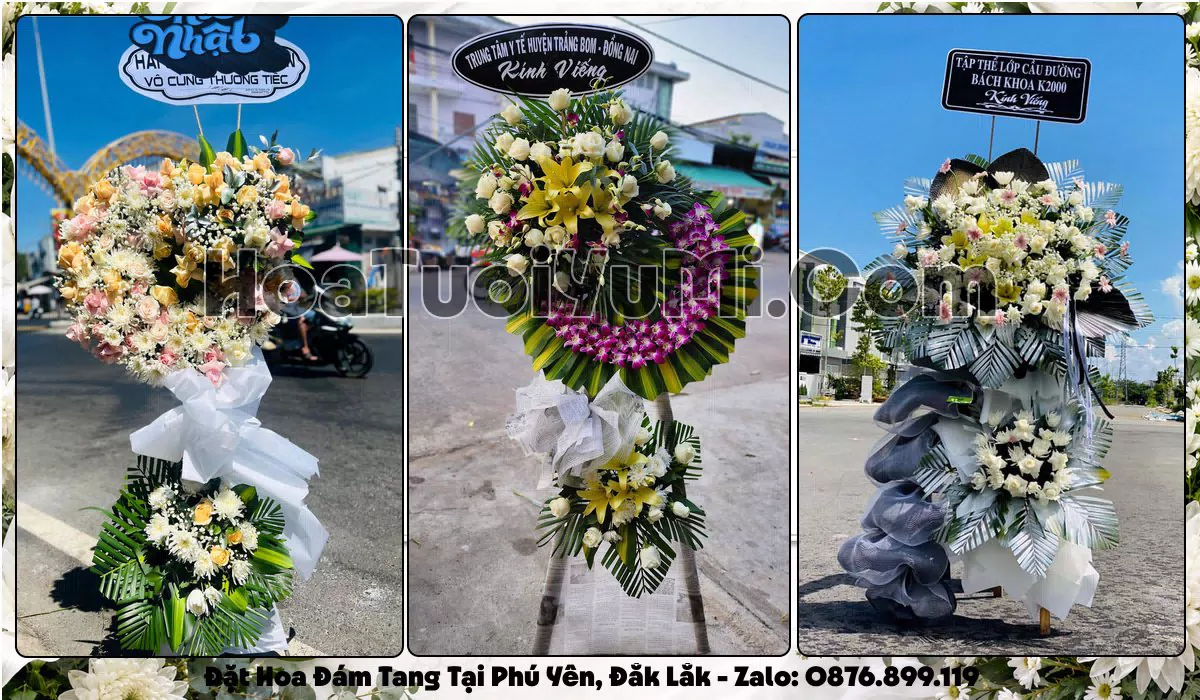 Đặt Vòng Hoa Đám Tang Tại Phường Phú Yên, Tỉnh Đắk Lắk