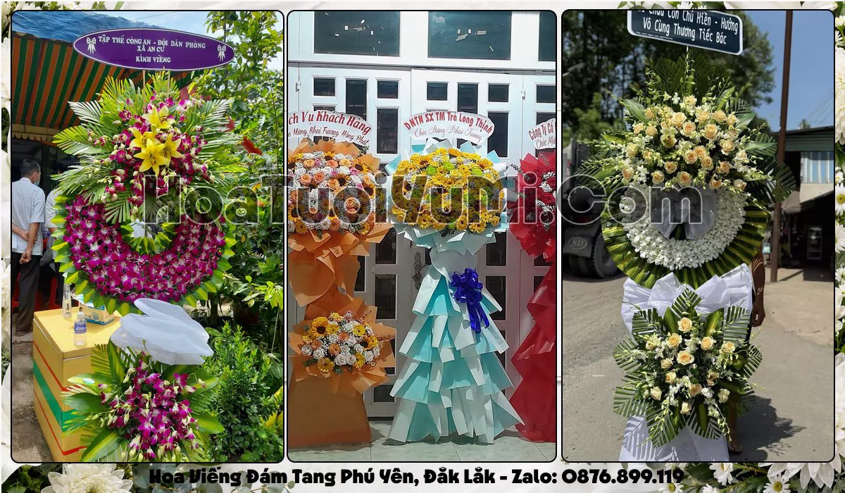 kệ hoa viếng tang lễ Phường Phú Yên Đắk Lắk