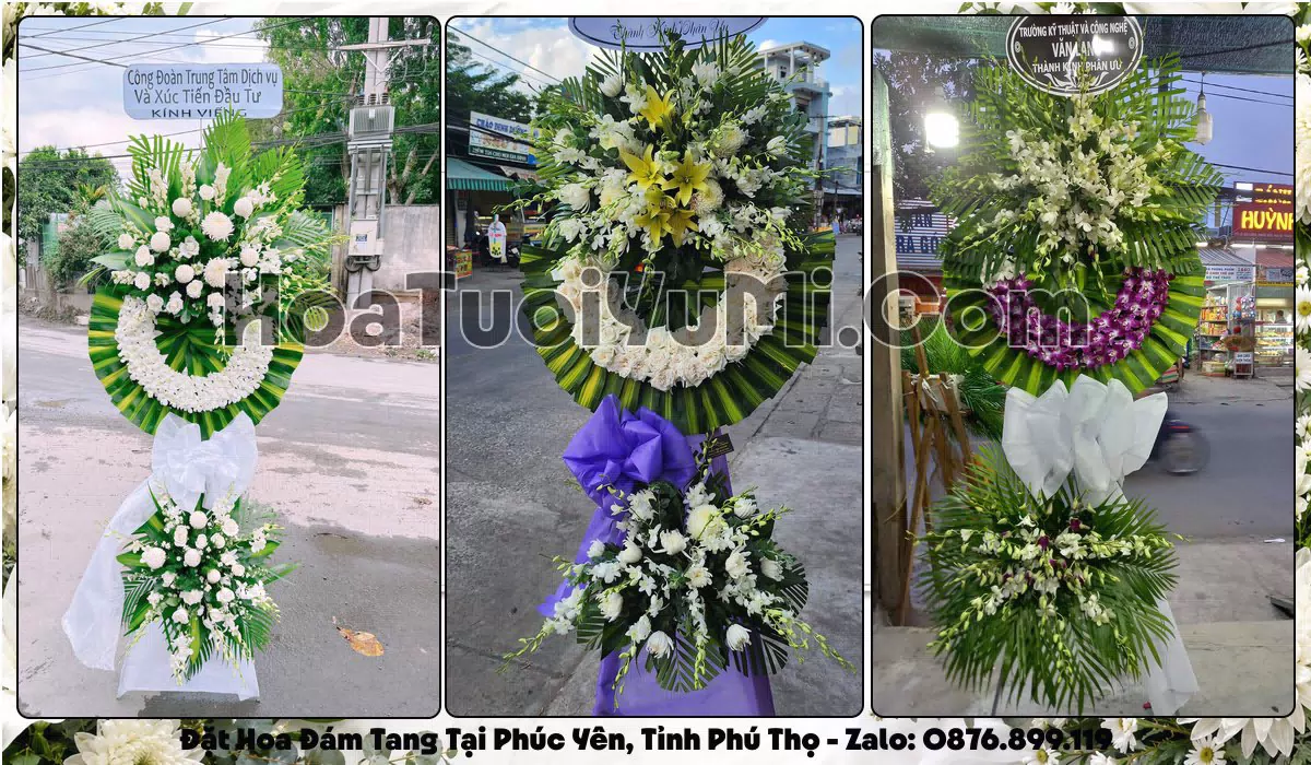 Đặt Vòng Hoa Đám Tang Tại Phường Phúc Yên, Tỉnh Phú Thọ