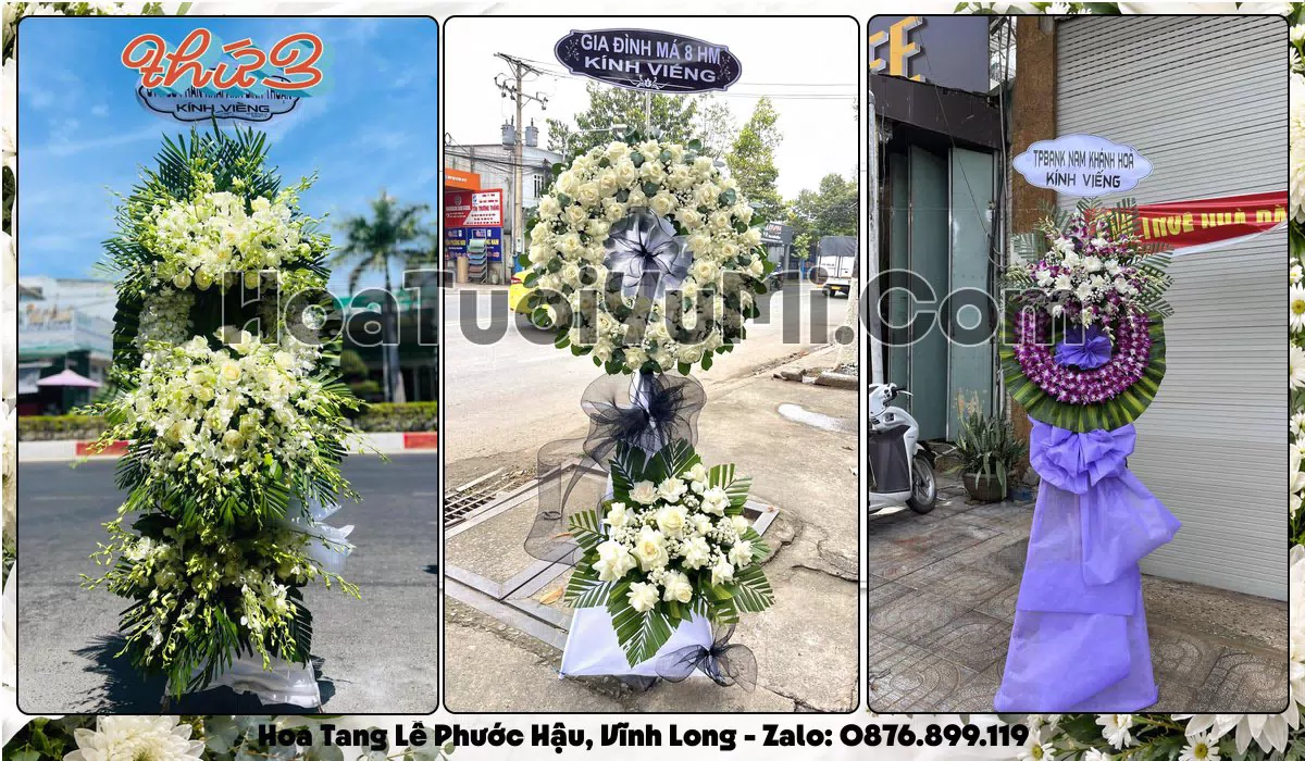Đặt Vòng Hoa Đám Tang Tại Phường Phước Hậu, Tỉnh Vĩnh Long