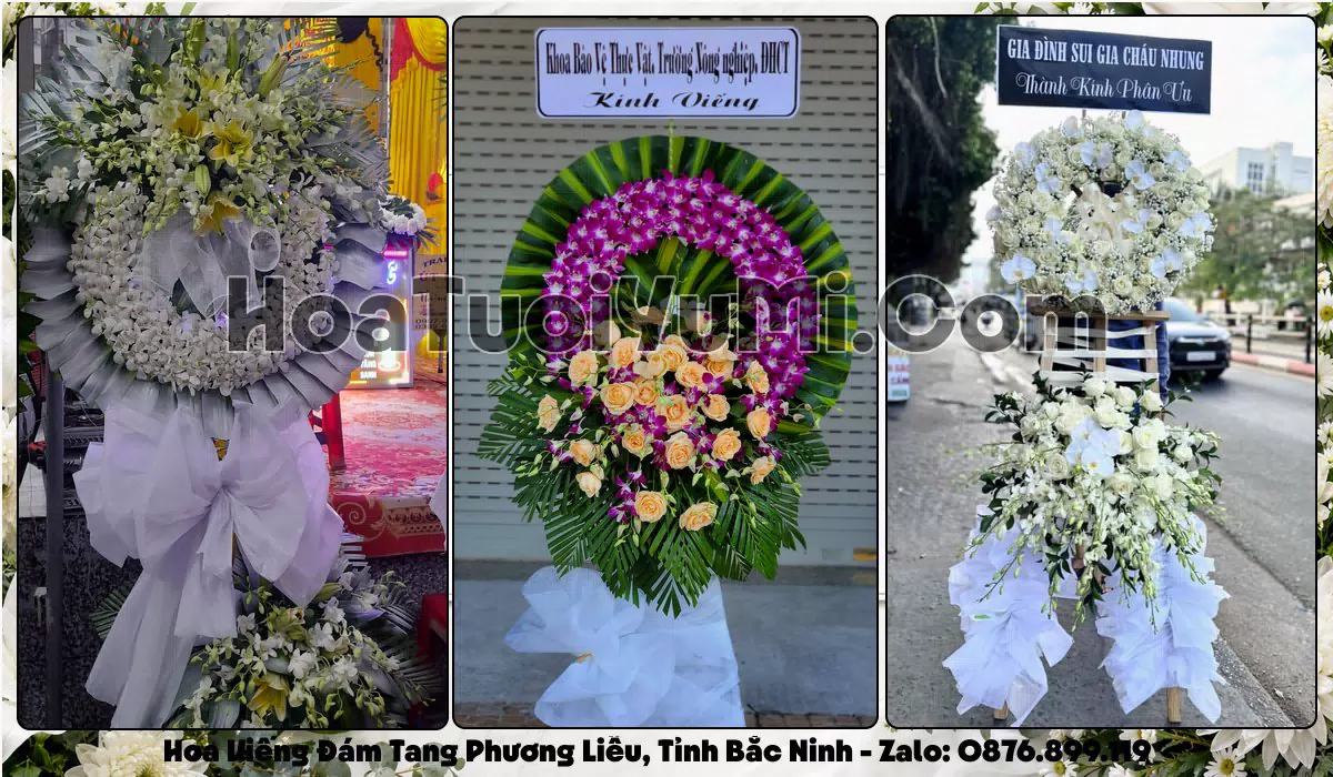 Đặt Vòng Hoa Đám Tang Tại Phường Phương Liễu, Tỉnh Bắc Ninh