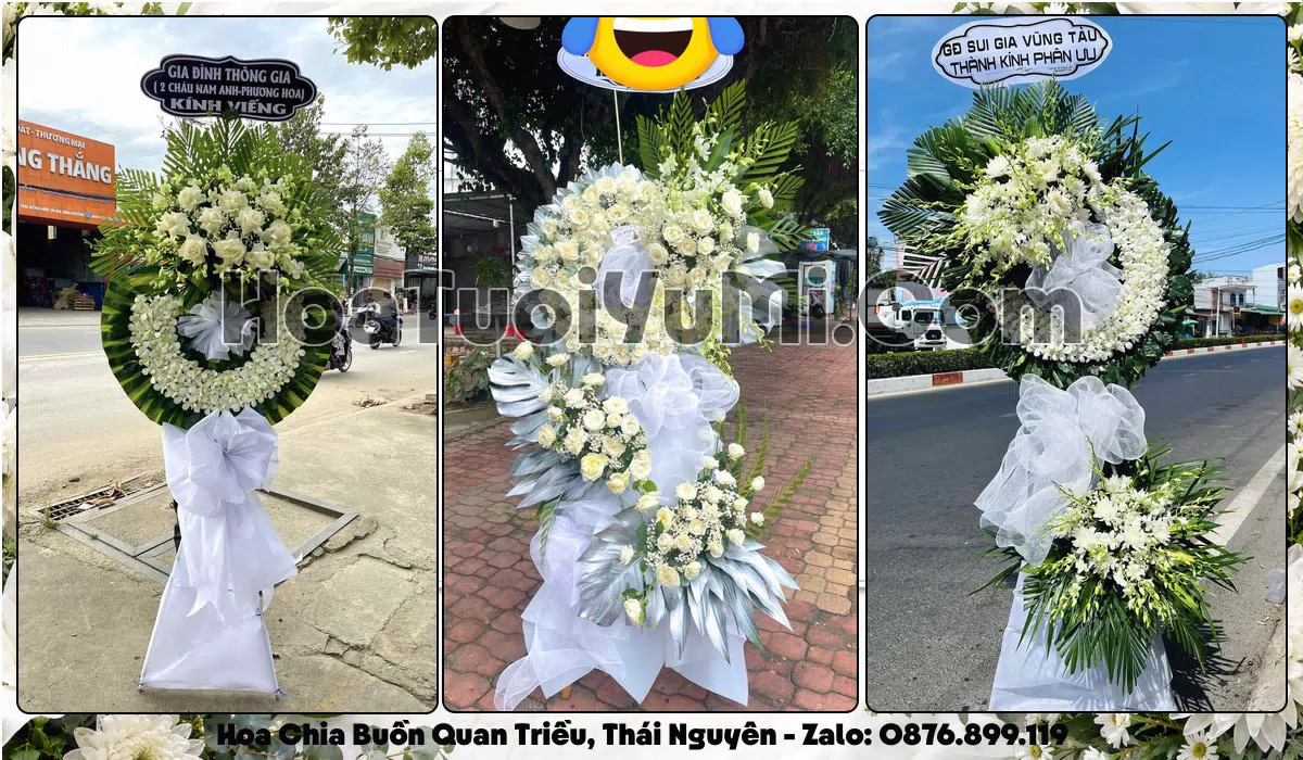 Đặt Vòng Hoa Đám Tang Tại Phường Quan Triều, Tỉnh Thái Nguyên