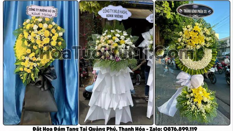 Đặt Vòng Hoa Đám Tang Tại Phường Quảng Phú, Tỉnh Thanh Hóa